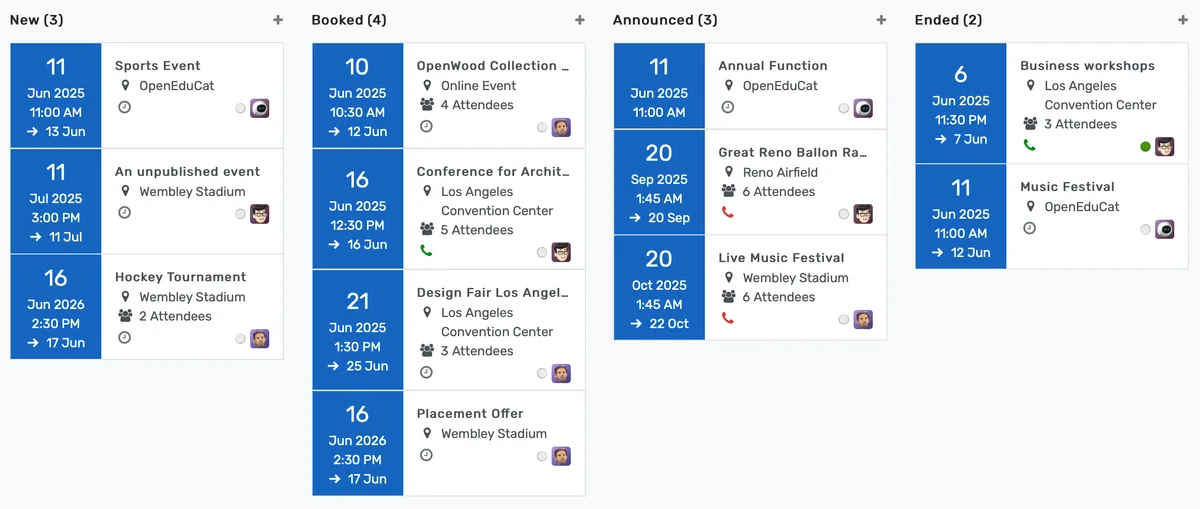 Events Management banner