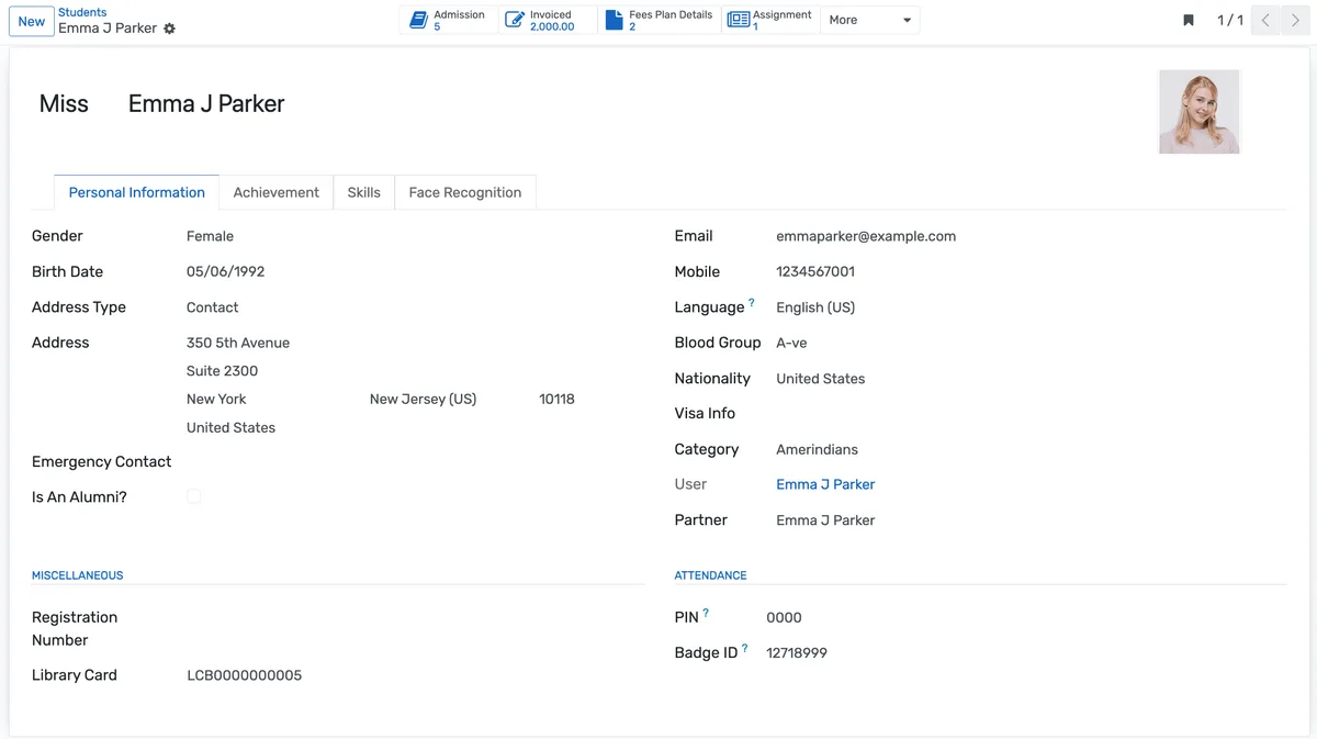 Comprehensive Student Profiles